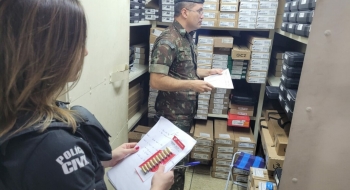Comércio de armamento é fiscalizado em Goiânia